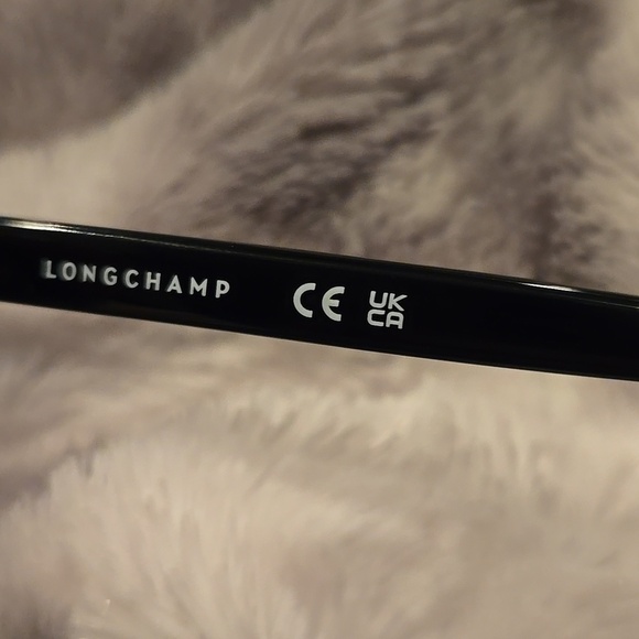 Longchamp Paris Black and Gold Cat Eye Sunglasses Brand New In Case main image 10